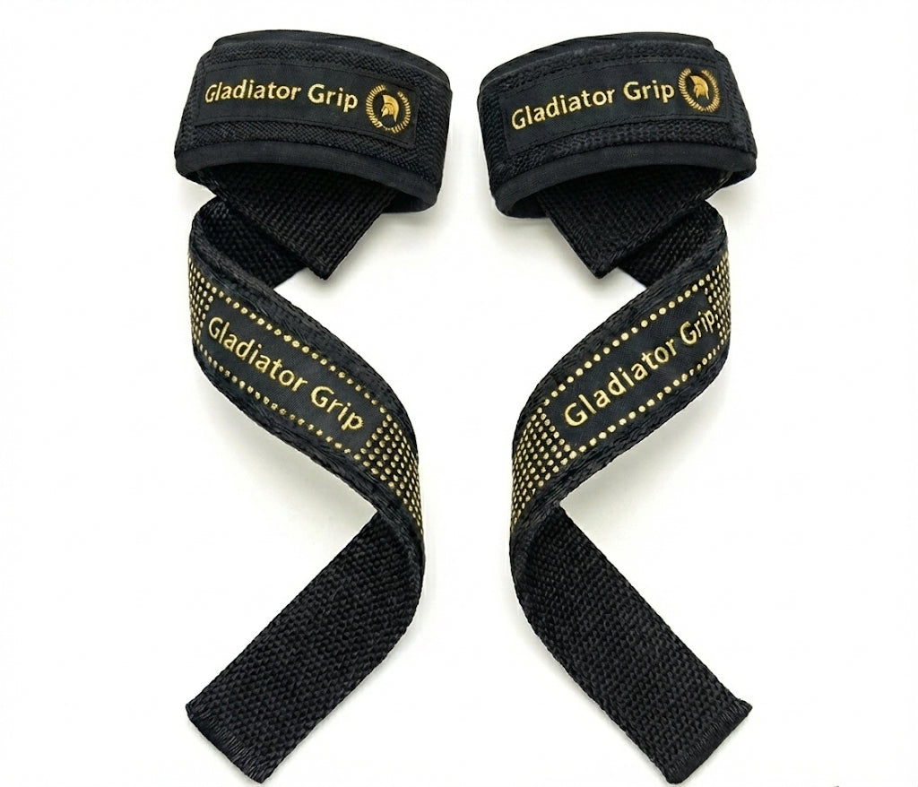 Gladiator Grip Heavy Duty Lifting Straps — Deadlift & Gym Straps